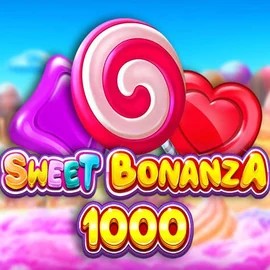 Sweet Bonanza 1000 slot visual from Pragmatic Play available on vulkanspielecasino.eu